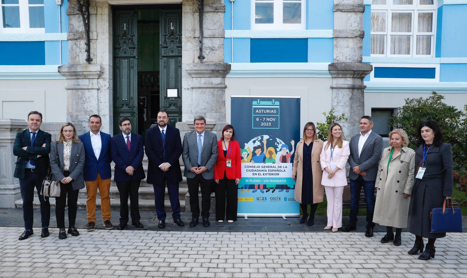 El PP de Ribadedeva acude al acto de apertura del Pleno del Consejo General de la Ciudadanía Española en el Exterior celebrado en el Archivo de Indianos